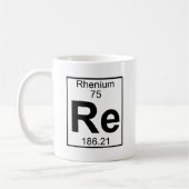 Element 075 - Re - Rhenium (voll) Kaffeetasse (Links)