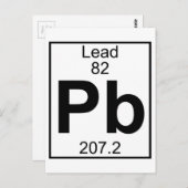 Element 082 - PB - Blei (vollständig) Postkarte (Vorne/Hinten)