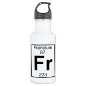 Element 087 - Franc - Francium (voll) Trinkflasche (Vorderseite)