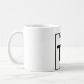 Element 090 - Th - Thorium (voll) Kaffeetasse (Links)