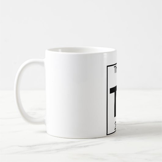 Element 090 - Th - Thorium (voll) Kaffeetasse (Links)