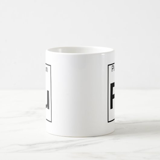 Element 094 - PU - Plutonium (voll) Kaffeetasse (Mittel)