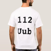 Element #112 - Ununbium T-Shirt (Rückseite)