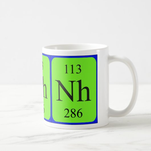 Element 113 Tasse - Nihonium (Rechts)
