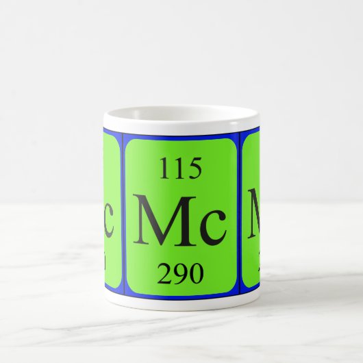 Element 115 Tasse - Moscovium (Mittel)