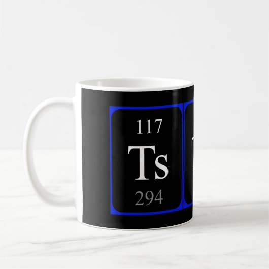 Element 117 Tasse - Tennisschwarz (Links)