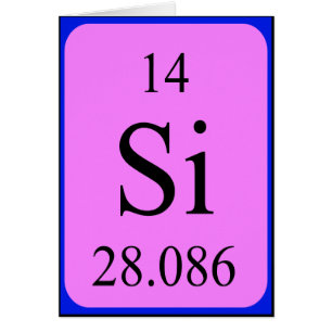 Element 14 card - Silicon