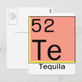 Element 52: Tequila Postkarte (Vorne/Hinten)
