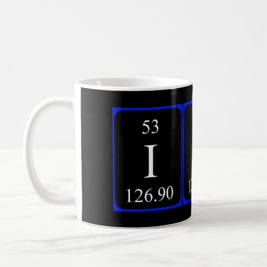 Element 53 Tasse - Jod (Links)