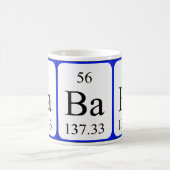 Element 56 weiße Tasse - Barium (Mittel)