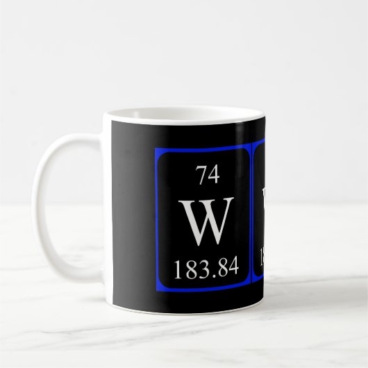 Element 74 Tasse - Wolfram (Links)