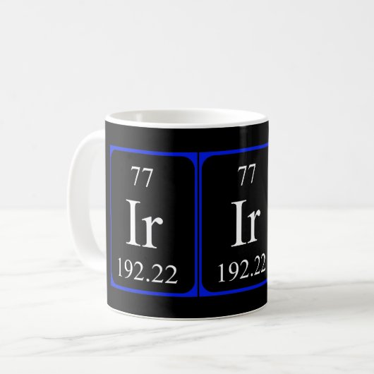 Element 77 Tasse - Iridium (Vorderseite Links)