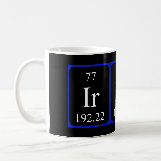 Element 77 Tasse - Iridium (Links)