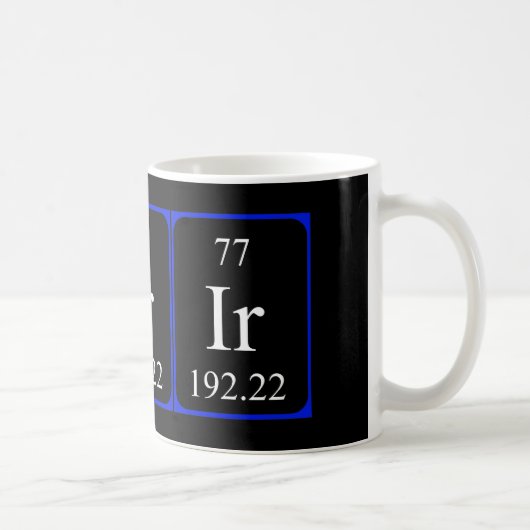 Element 77 Tasse - Iridium (Rechts)
