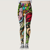 Element 9b Doodle Fine Art Leggings (Vorderseite)