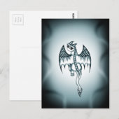 Element Air Dragon Postkarte (Vorne/Hinten)