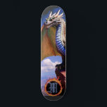 *~* Element AP88 Elemental Dragon Fierce Sky Cloud Skateboard<br><div class="desc">(Suchen Sie nach ähnlichen Artikeln in AP88 ) Einfache Übertragung auf andere Zazzle Produkte. Element-DRAGON mit RING von FEUER / FLAMES / FLAME und INITIALEM MONOGRAM für Ihren Namen - Behalt, bearbeiten oder löschen Sie den Text. Dieses beliebte chinesische Skateboard im chinesischen Stil ist ein individuelles pro-Element Dragon Design, das...</div>