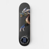 *~* Element AP88 Elementardrache Fierce Blue Skateboard (Vorderseite)