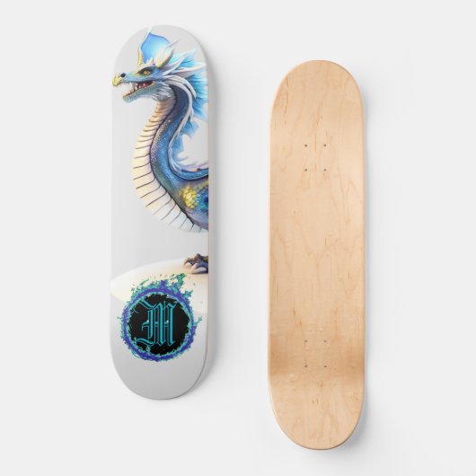 *~* Element AP88 Elementarer Metallischer Drache Skateboard (Vorderseite)