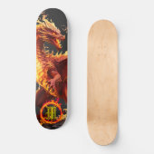 *~* Element AP88 Feuerelementdrache Skateboard (Vorderseite)