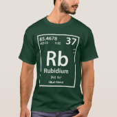 Element aus Gummi (weiß) T-Shirt (Vorderseite)