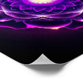 Element des Denkens : Die Sahara / Kronchakra Poster (Ecke)