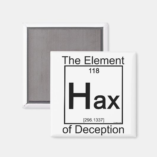 Element HAX Magnet (Vorderseite/Rückseite)