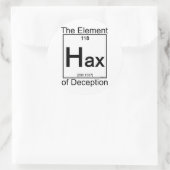 Element HAX Runder Aufkleber (Tasche)