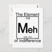 Element MEH Postkarte (Vorne/Hinten)