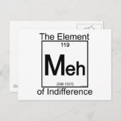 Element MEH Postkarte (Vorne/Hinten)