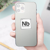 Element NB - Periodische nichtbinäre Tabelle Aufkleber (Telefon)