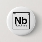 Element NB - Periodische nichtbinäre Tabelle Button (Vorderseite)