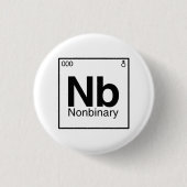 Element NB - Periodische nichtbinäre Tabelle Button (Vorderseite)
