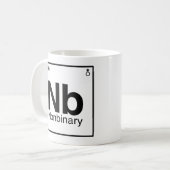Element NB - Periodische nichtbinäre Tabelle Kaffeetasse (Vorderseite Links)