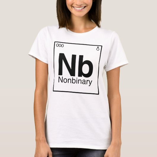 Element NB - Periodische nichtbinäre Tabelle T-Shirt (Vorderseite)