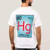 Element-T - Shirt des Mercury-(Hektogramm) (Rückseite)