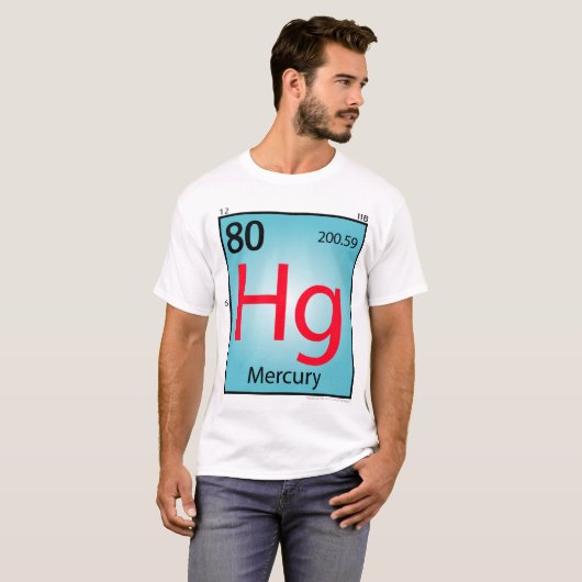 Element-T - Shirt des Mercury-(Hektogramm) - nur (Vorne ganz)