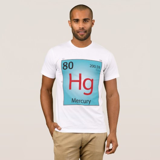 Element-T - Shirt des Mercury-(Hektogramm) - nur (Vorne ganz)
