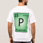 Element-T - Shirt des Phosphor-(P) (Rückseite)