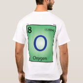 Element-T - Shirt des Sauerstoff-(O) (Rückseite)