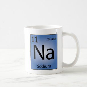 Element-Tasse des Natrium(Na) Kaffeetasse