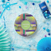 Elemental Abstract Pattern Any Age Adult Birthday Pappteller (Party)