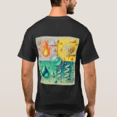 elemental balance abstract design 2026 T-Shirt (Rückseite)