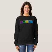 Elemental Brains Periodic Table Word Sweatshirt (Vorne ganz)