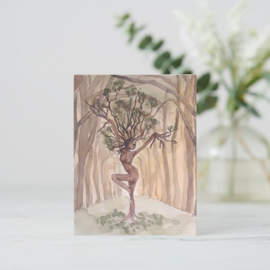 Elemental Earth Postcard Postkarte (Stehend Vorderseite)