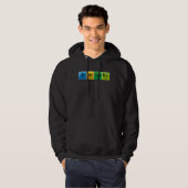 Elemental Sarcasm Periodic Table Word Hoodie (Vorne ganz)