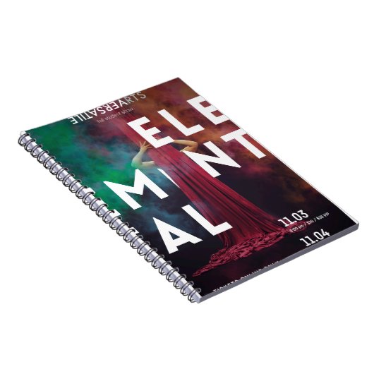 Elemental Versatile Arts Show Poster Notebook Notizblock (Rechte Seite)