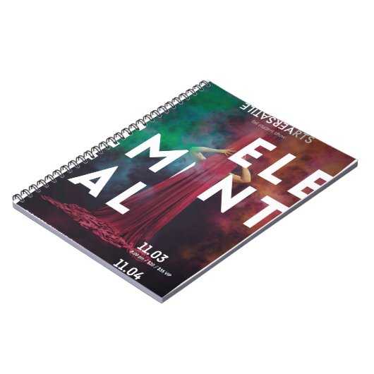 Elemental Versatile Arts Show Poster Notebook Notizblock (Linke Seite)