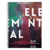 Elemental Versatile Arts Show Poster Notebook Notizblock (Vorderseite)