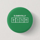 Elementally Irish St. Patrick's Day Button (Vorderseite)
